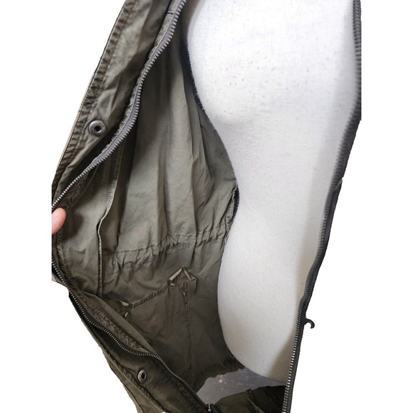 Levi's Utility Jacket Army Green Unisex Size Large - Picture 4 of 11